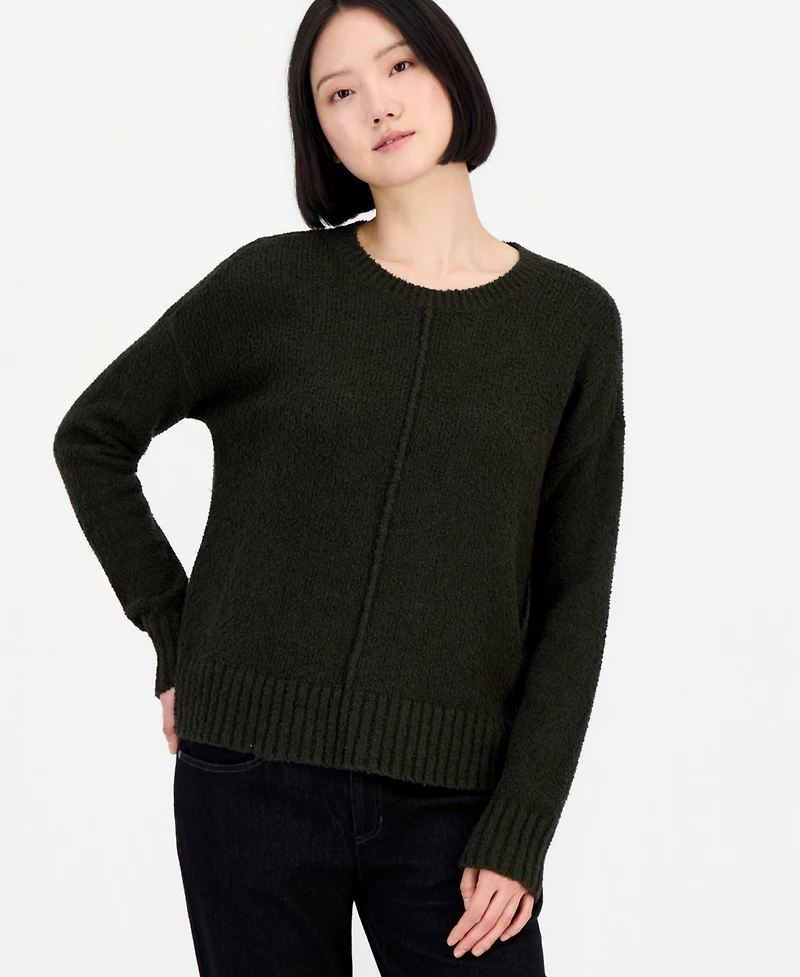 Eileen Fisher Women's Long-Sleeve Crewneck Sweater