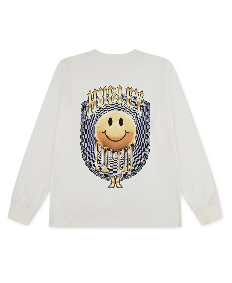 Hurley Boys 8-20 Smiley Long-Sleeve T-Shirt