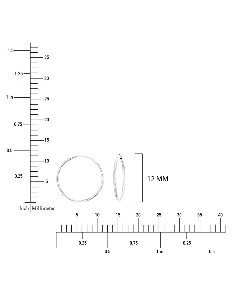 Macy's 2-Pc. Solitaire Ball Stud And Hoop Earrings Set