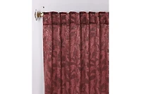 Superior Leaves Modern Bohemian Back Tab Blackout Curtain Set