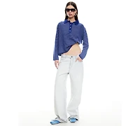 Lioness Women's Mayfair Long-Sleeve Spread Collar Top