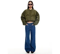 Lioness Women's Essential Zippered Bomber Jacket