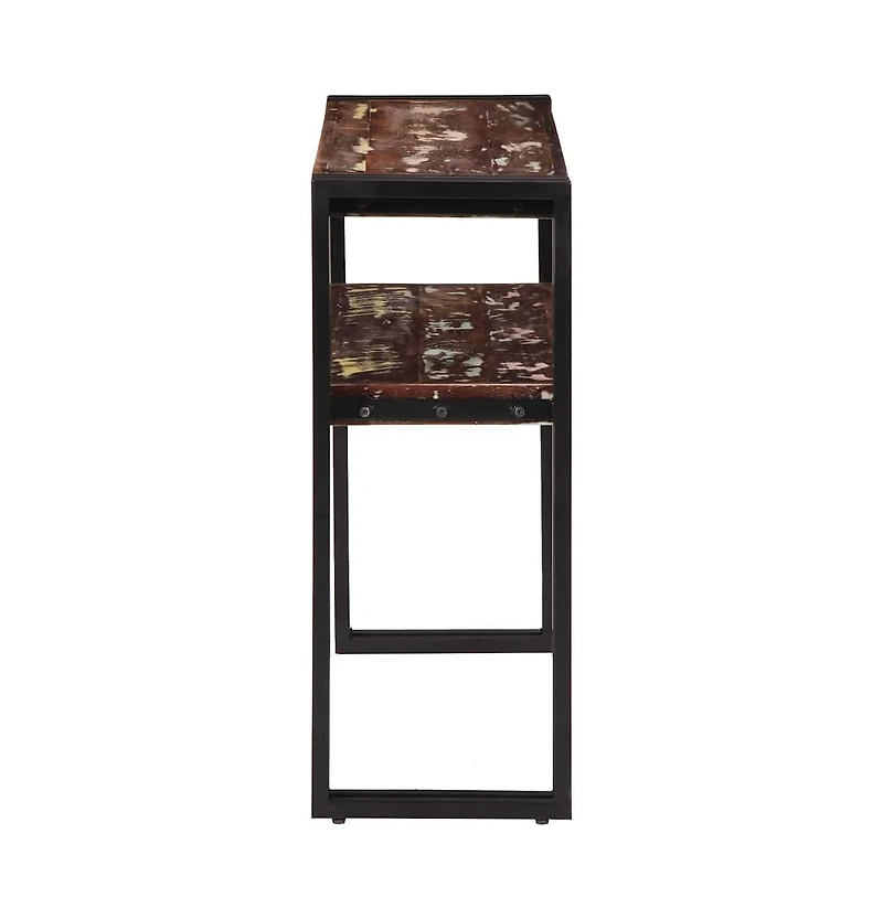 Console Table 35.4"x11.8"x29.5" Solid Reclaimed Wood