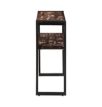 Console Table 35.4"x11.8"x29.5" Solid Reclaimed Wood