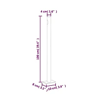Retractable Side Awning 63"x196.9