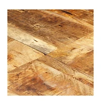 Dining Table 63"x35.4"x29.5" Rough Mango Wood