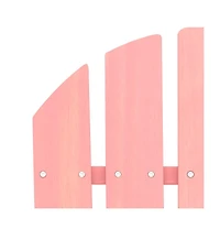 Patio Adirondack Chair Solid Fir Wood Pink