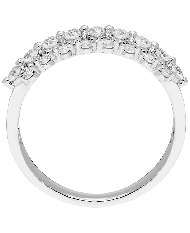 Macy's White Diamond Band Ring (1/2 ct. t.w.) in 14K White Gold