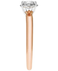 Macy's White Diamond Solitaire Ring (1/2 ct. t.w.) in 14K Rose Gold