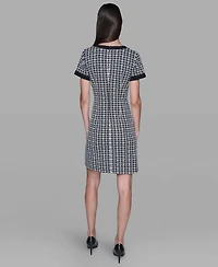 Karl Lagerfeld Paris Women's Square-Neck Dress