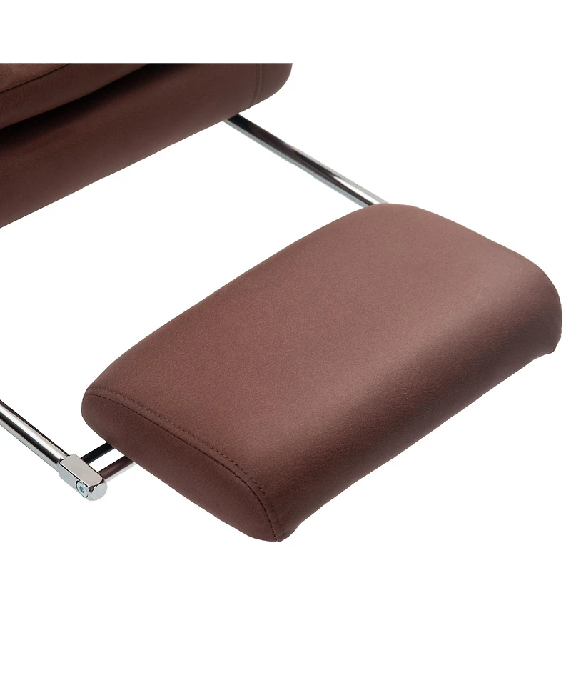 Vinsetto Microfibre Massage Office Chair with Heat, Reclining,