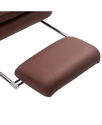 Vinsetto Microfibre Massage Office Chair with Heat, Reclining,