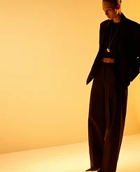 Mango Women's Wool Blend Suit Pants