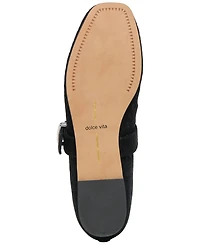 Dolce Vita Women's Mikel Perforated Buckle Mary Jane Flats