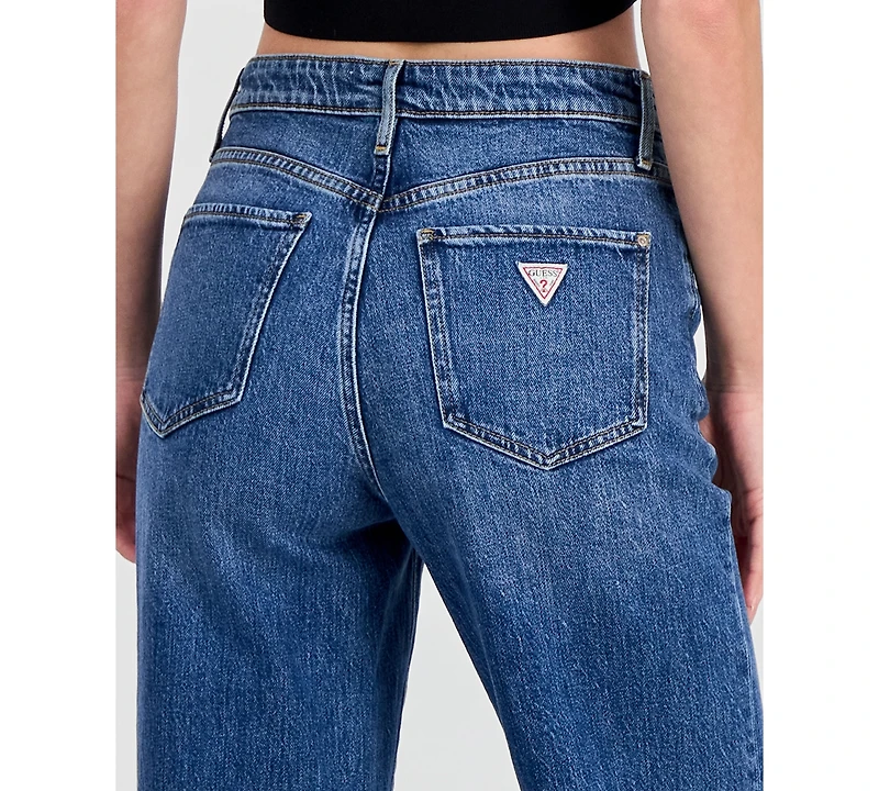 Guess Women's High Rise Straight-Leg Jeans