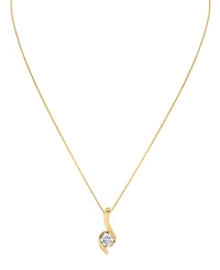 Sirena Lab Grown Diamond Signature Pendant Necklace (1 ct. t.w.) in 14K White Gold (also in 14K Yellow Gold)
