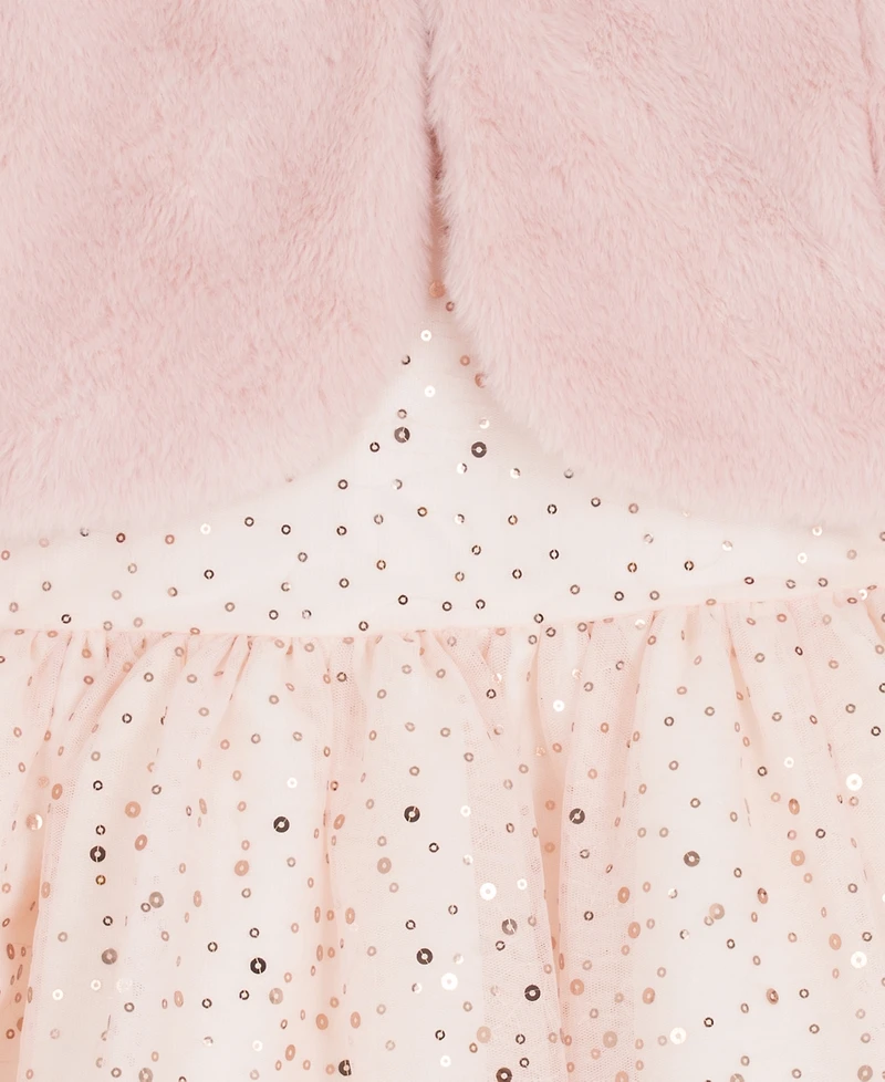 Rare Editions Girls 4T-6X Sequin Jacket, Dress and Purse, 3-Piece Set