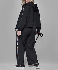 Karl Lagerfeld Paris Plus Athleisure Zip-Up Jacket