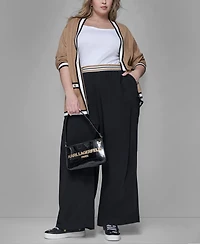Karl Lagerfeld Paris Plus Wide Leg Pants