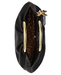 Betsey Johnson Solid Ground Ring Handle Bag