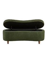 Ink+Ivy Bailey 48"W Boucle Flip Top Storage Bench