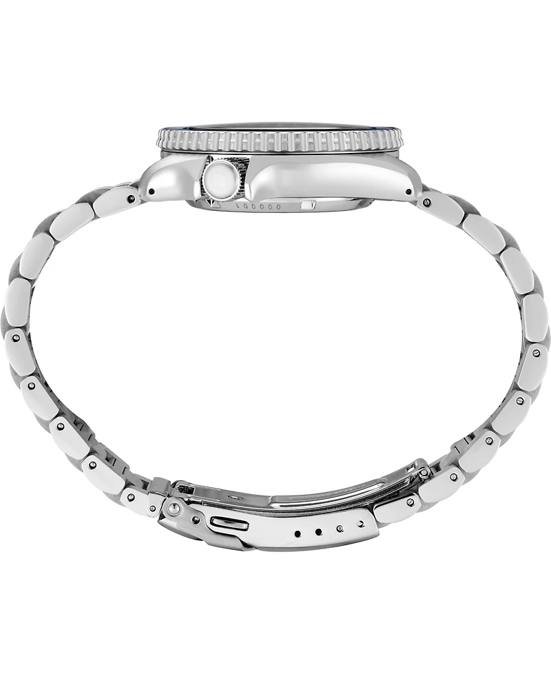 Seiko Men's 5 Sports Silver Stainless Steel Bracelet Watch, 42.5mm