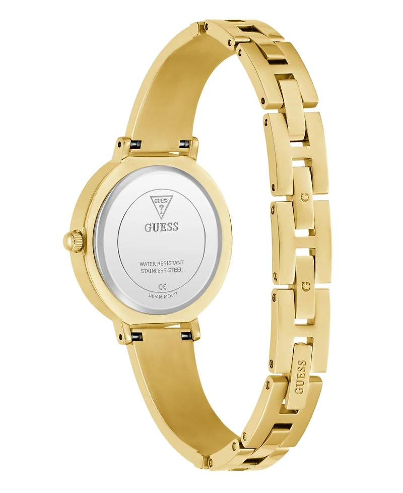 Guess Women's Gold-Tone Glitz Analog Watch, 30mm