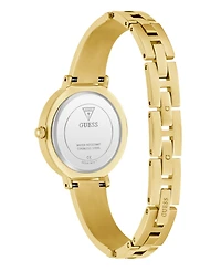 Guess Women's Gold-Tone Glitz Analog Watch, 30mm