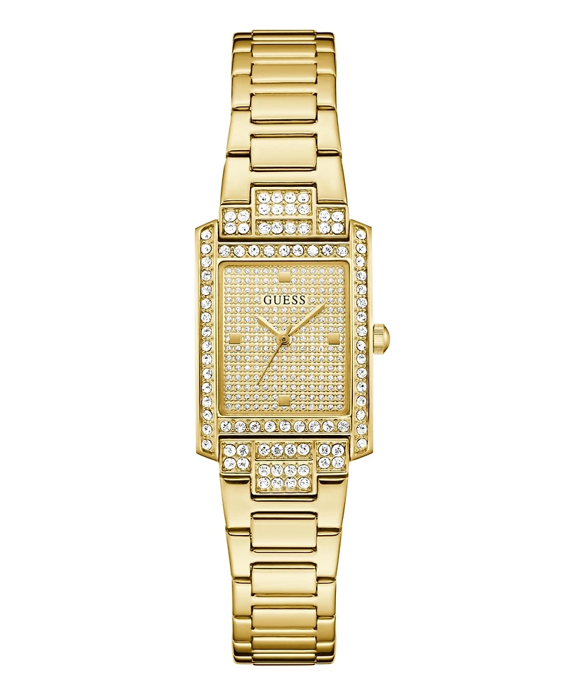 Guess Women's Gold-Tone Glitz Analog Watch, 23mm