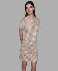 Karl Lagerfeld Paris Women's Crewneck Dress