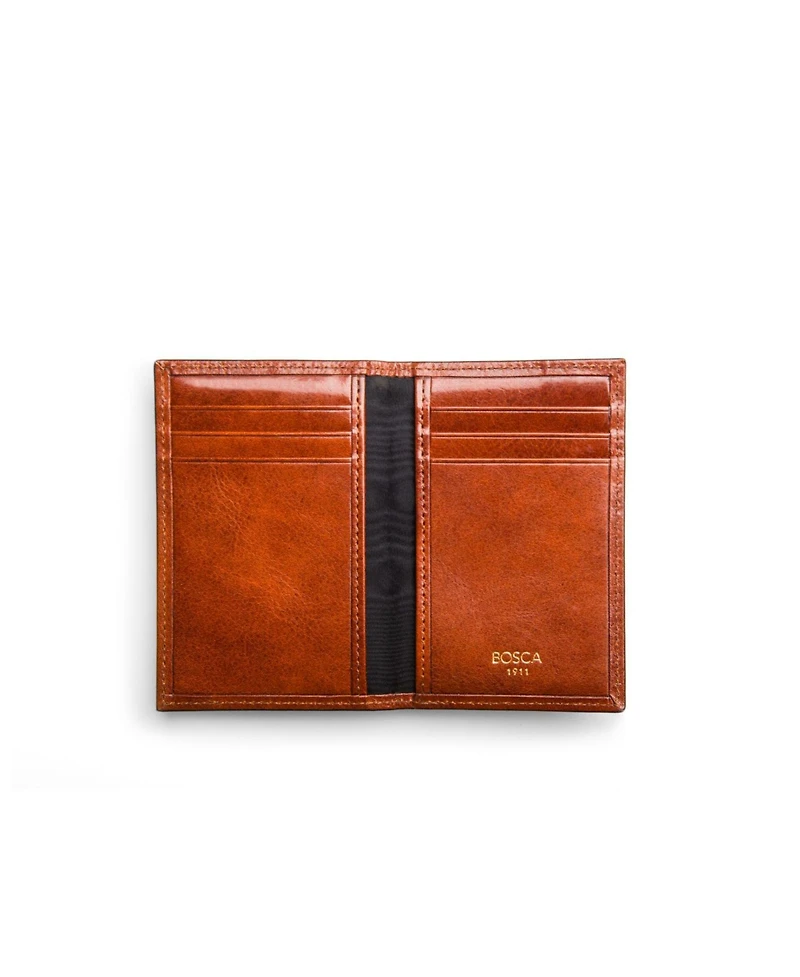 Bosca Men's Genuine Leather 8 Pocket Credit Card Case