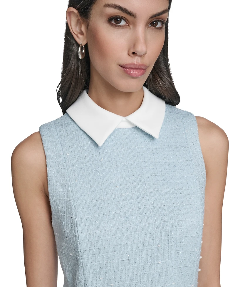 Calvin Klein Women's Collared Sleeveless Dress