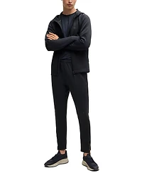 Boss by Hugo Men's Reflective Branding Zip-Up Hoodie