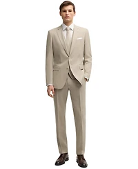 Boss by Hugo Men's Patterned Stretch Wool Slim-Fit Three-Piece Suit