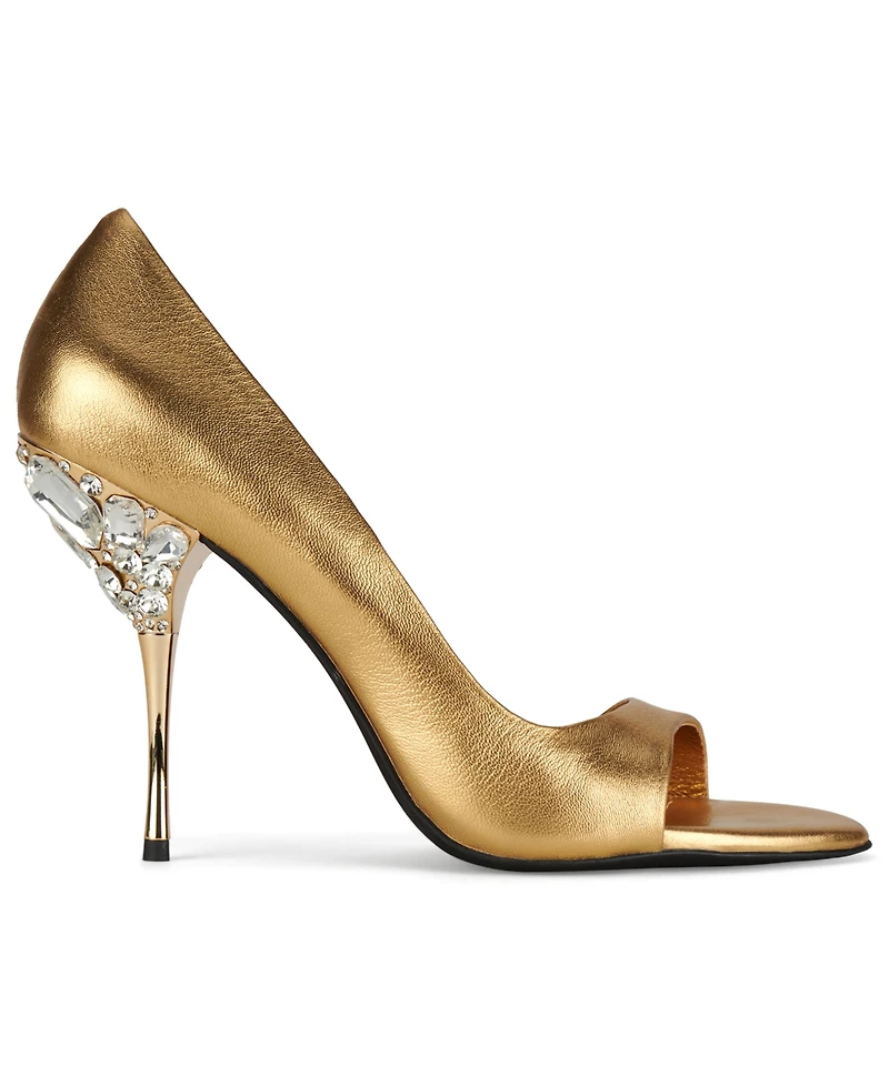 Jeffrey Campbell Women's Alluria Slingback Peep-Toe Dorsay Pumps