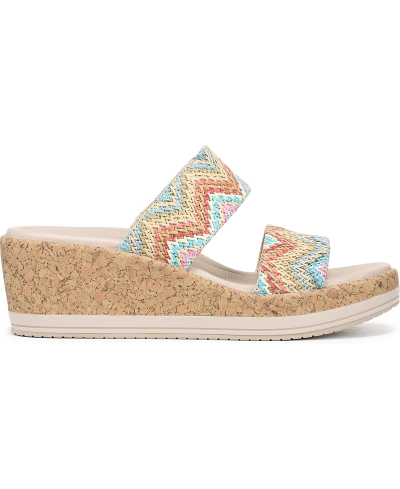 LifeStride Women's Resort Slide Wedge Sandals