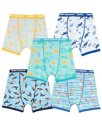 Tommy Bahama Boys 5-Pack Cotton Boxer Briefs Underwear