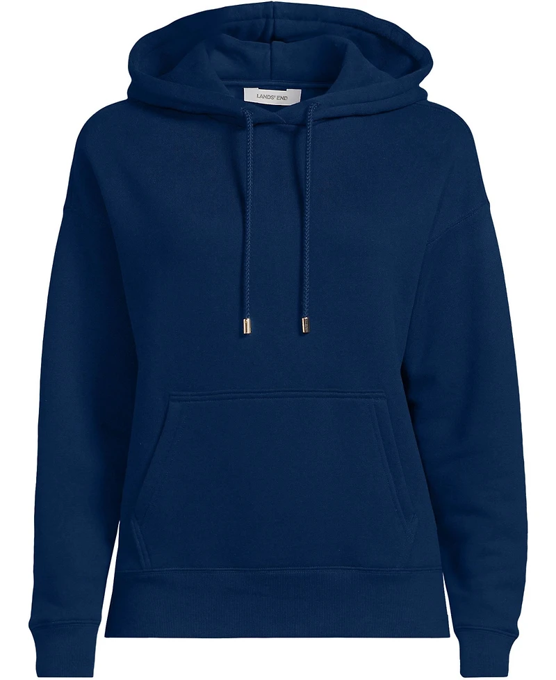 Lands' End Plus Serious Sweats Hooded Sweatshirt