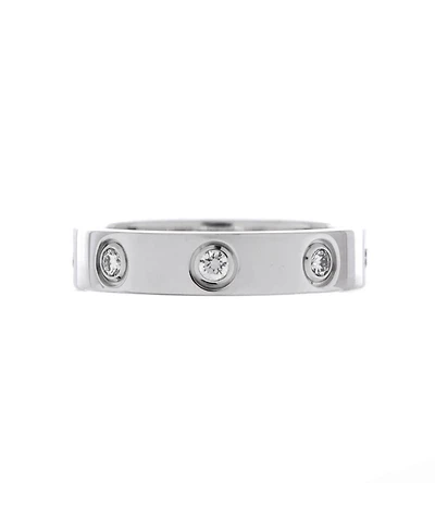Pre-Owned Cartier Love Wedding Band 8 Diamonds Ring