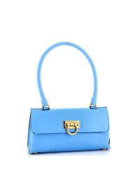 Pre-Owned Salvatore Ferragamo Trifolio Swing Bag Leather