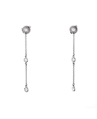 Pre-Owned Tiffany & Co Elsa Peretti Diamonds By The Yard 3 Stone Drop Earrings