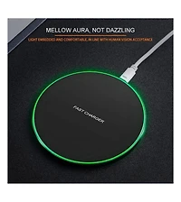 Risokeys Fast Wireless Charger 15W, Charging Pad Compatible with iPhone 13/12/12 Pro Max/11/Xr/X, Samsung Galaxy S21/S20 Ultra/S10/S9