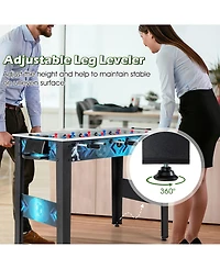 Sugift Stable Soccer Table Game with 2 Footballs for All Ages