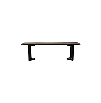 Porter Designs Manzanita Live Edge Solid Sheesham Wood Dining Bench