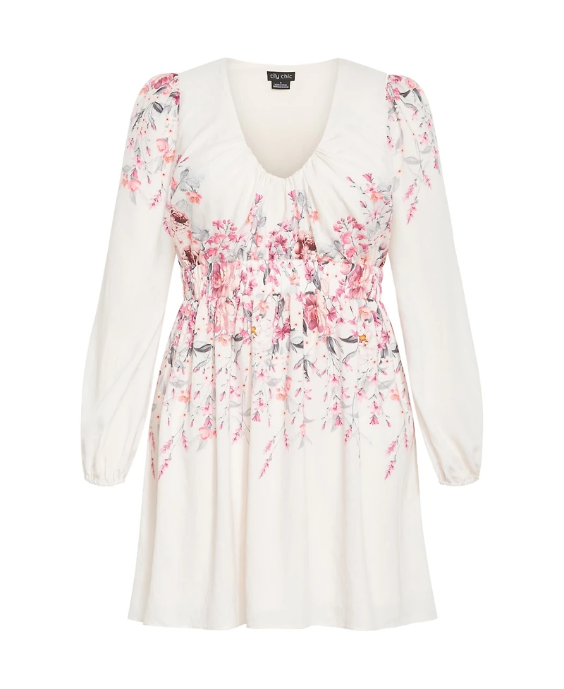 City Chic Women's Keyla Print Dress