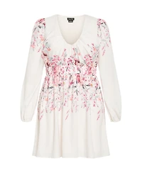 City Chic Women's Keyla Print Dress