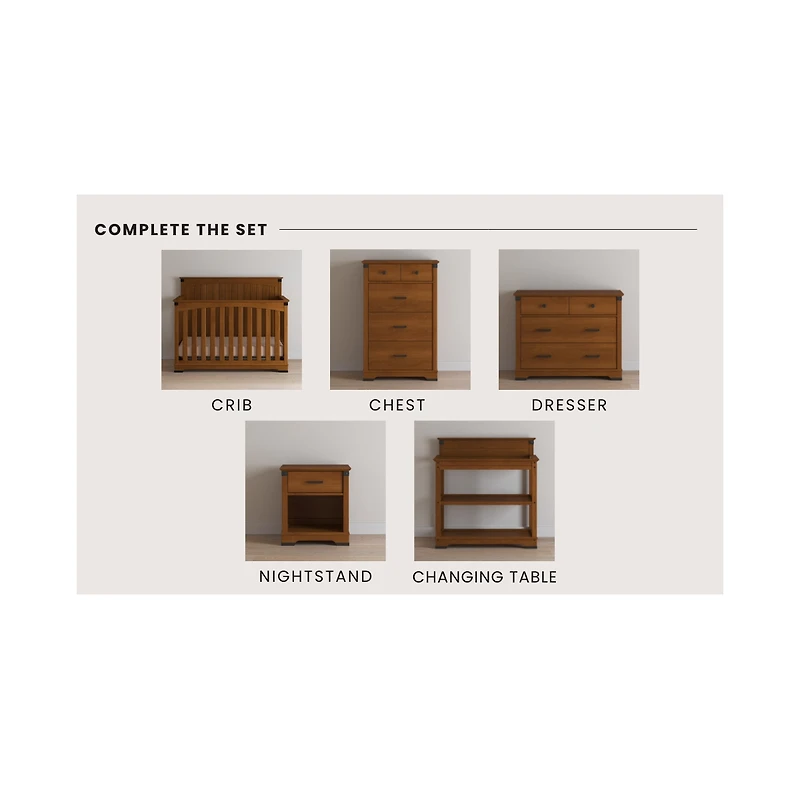 Child Craft Redmond 4-in-1 Convertible Crib