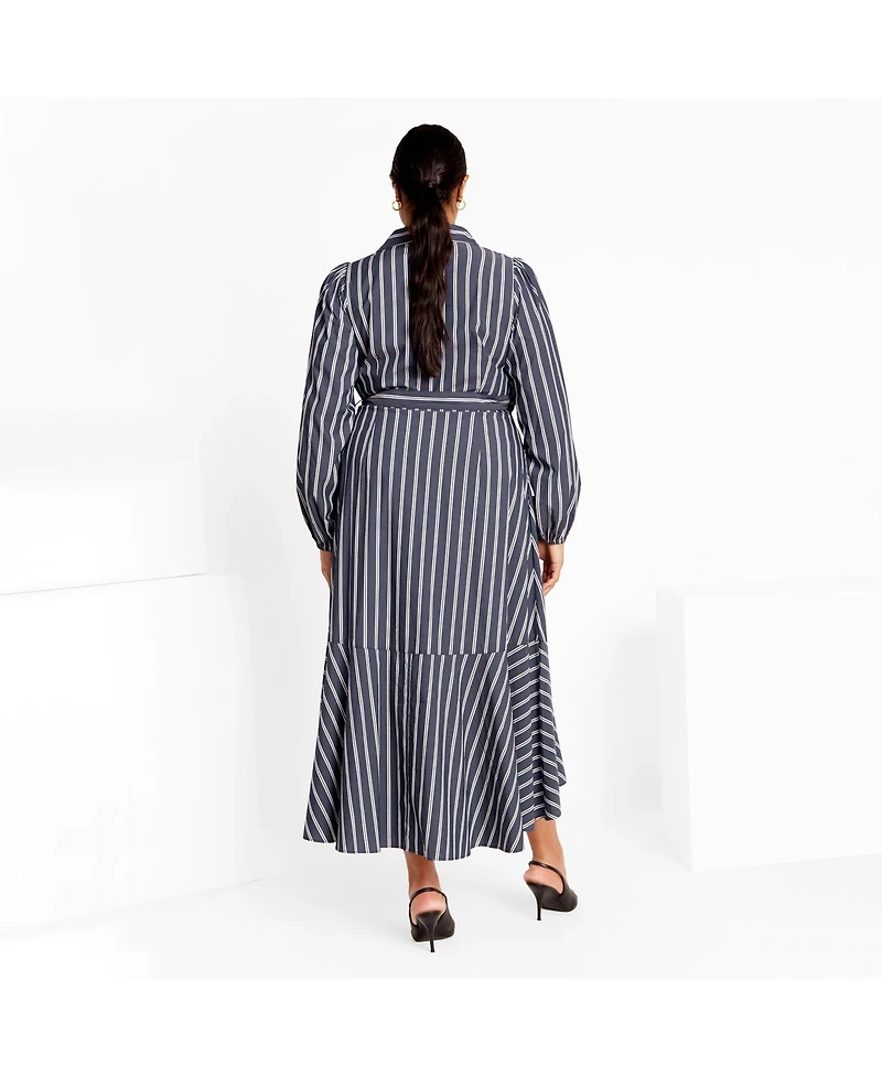 City Chic Women's Plus Selena Wrap Dress