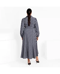 City Chic Women's Plus Selena Wrap Dress