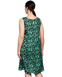 ellos Women's Sleeveless Shift Dress